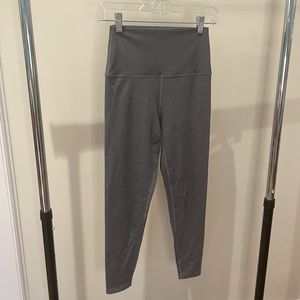 Beyond Yoga Ribbed Grey Leggings